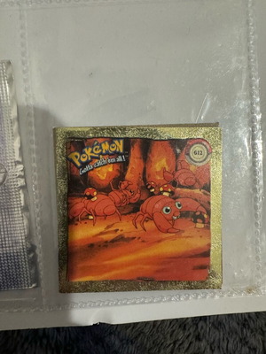 Gold sticker Pokemon artbox 1999 new