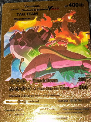 Cold Card Pokémon new, three gold cards 2020