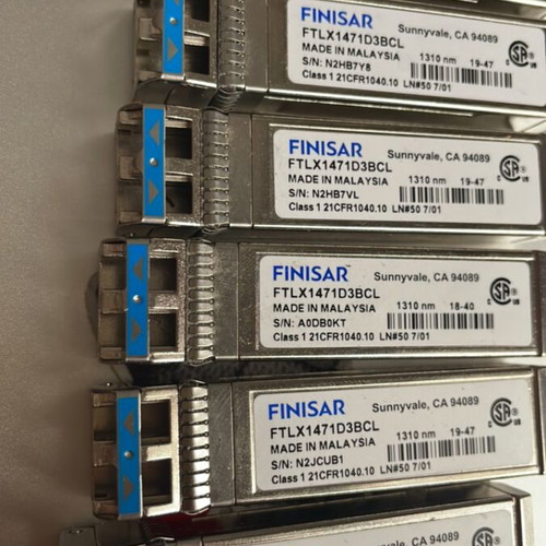 Finisar FTLX1471D3BCL 10G SFP+ transceiver like new