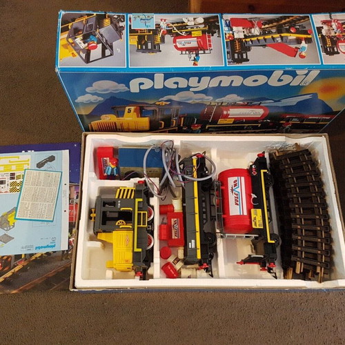 Playmobil 4024 Train used, freight train set 1995
