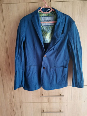Harmont&Blaine jacket blue like new, cotton, size 48