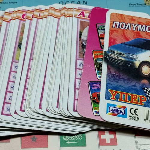 Yper Atoy Polymorfika MIKA card game used, complete