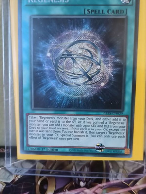 Yu-Gi-Oh! Regenesis Secret Rare Near Mint από το σετ Alliance Insight