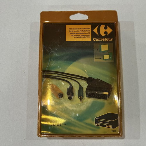 PC to TV connection kit SCART/S-Video 10m new sealed