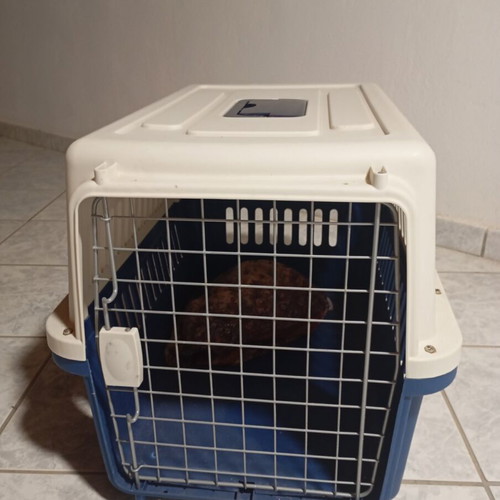 Dog crate like new, dimensions 63×43×40