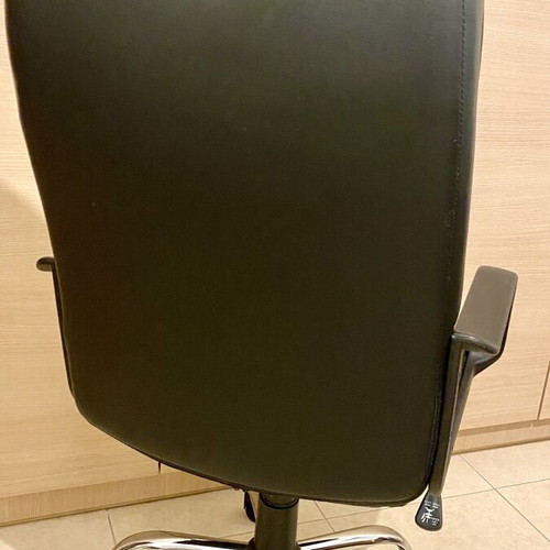 SATO office desk set used with rolling drawer and executive chair