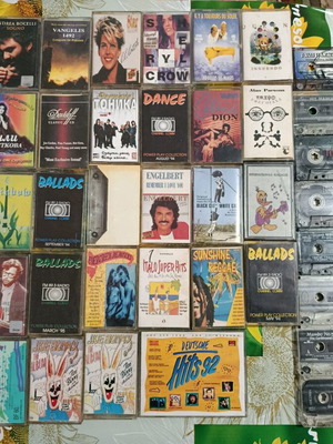 Касетки употребявани, комплект от 42 броя