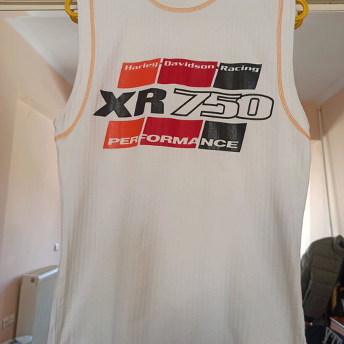 Vintage Harley-Davidson Racing XR750 sleeveless top size L like new