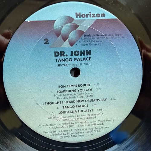 Dr. John Tango Palace vinyl used, R&B / Soul