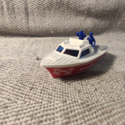 Matchbox Superfast Police Launch boat used