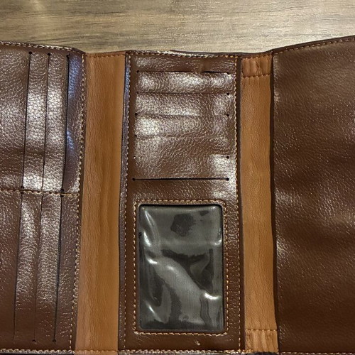 Card wallet, brown
