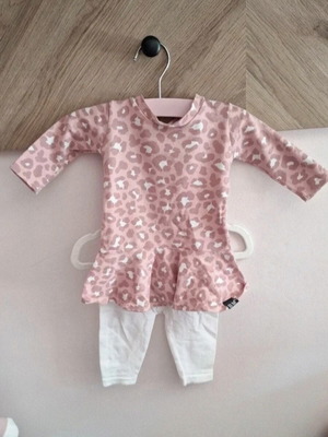Believe Mode baby girl outfit size 56 with dress and leggings