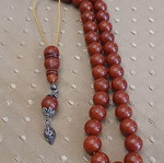 Mastic Worry Beads used with silver elements