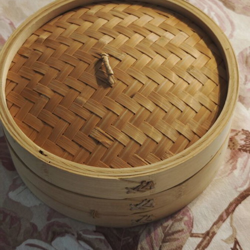 Bamboo steamer 24cm new