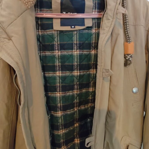 Z-One hooded jacket, brown, size M