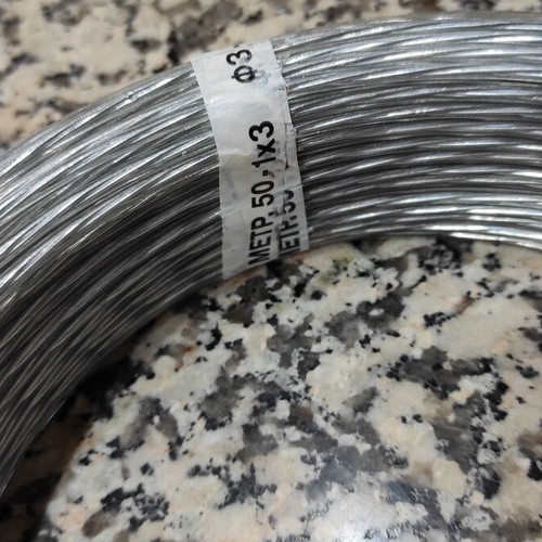 Wire rope Φ3 50m with plastic coating, new