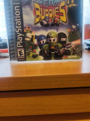 Team Buddies PlayStation (PS1) with original disc and custom manual