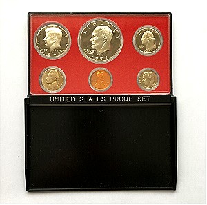 Σετ 6 νομισμάτων του Αμερικανικού Νομισματοκοπείου  του 1977 ( Proof Set )