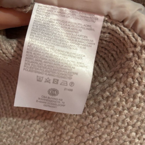 Fur jacket like new, vintage, size XL, beige and brown