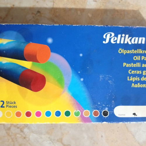 Pelikan vintage oil pastels like new, 29 pieces