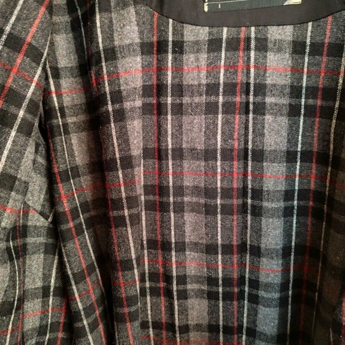Mat Fashion black trench coat size M like new, cotton with wool lining