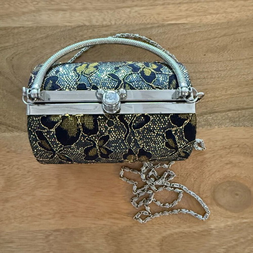 Evening shoulder bag black new