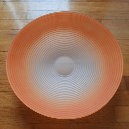 Decorative platter in orange color new