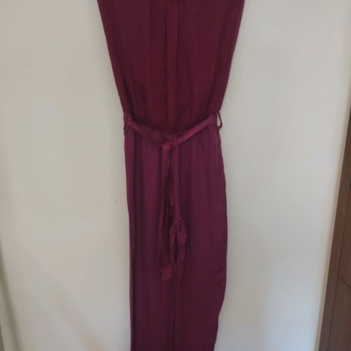 One-piece jumpsuit size M like new with muslin and silk-like fabric