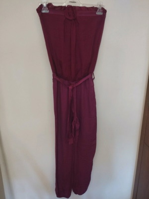 One-piece jumpsuit size M like new with muslin and silk-like fabric