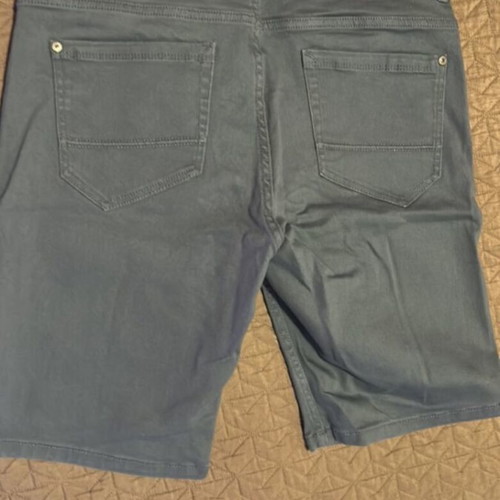 Sfera Men's Cotton Bermuda Shorts like new, gray and blue, size M
