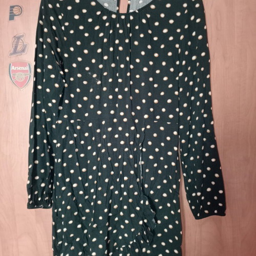 Namaste dress small with slit like new, black