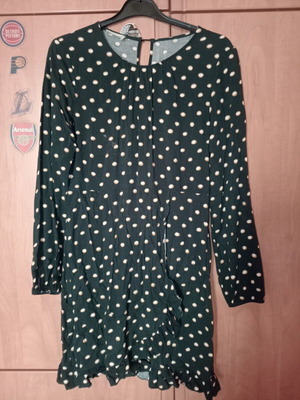 Namaste dress small with slit like new, black