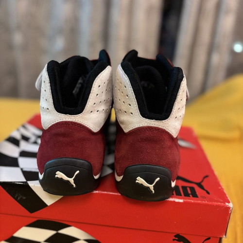 Puma Grit Cat Co Vintage Motorsport Boots, EU 46, red white black