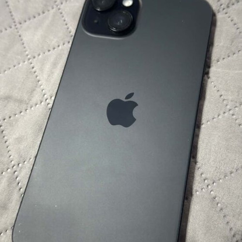 iPhone 15 Plus like new, 128GB, black, dual SIM with original case