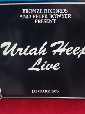 Uriah Heep Live διπλός δίσκος βινυλίου 1973, ροκ