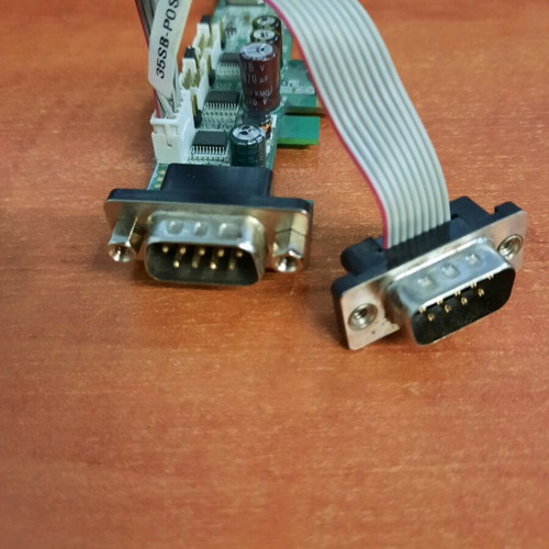 Serial card RS 232 PCIExpress like new with cable