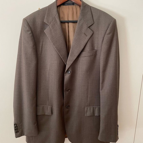 Men's Viscose Jacket for Spring/Fall No52 like new, brown