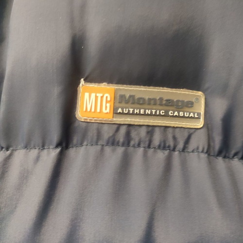 Puffer men's jacket like new, size M, blue