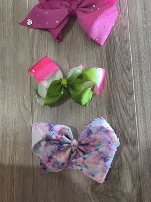 Hair bows, set of 3