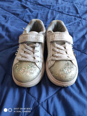 Lelli Kelly kids shoes size 28 like new, white sneakers