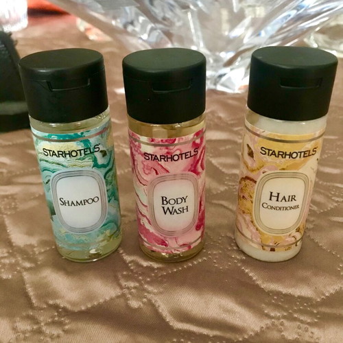 Star hotels shampoo, body wash and body lotion 46ml new