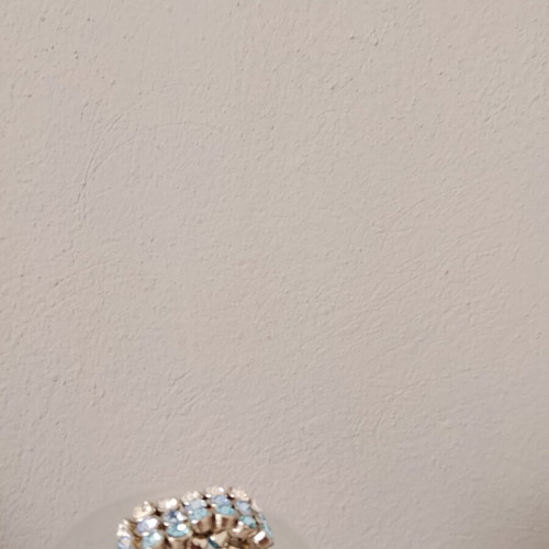 Silver and steel rings set