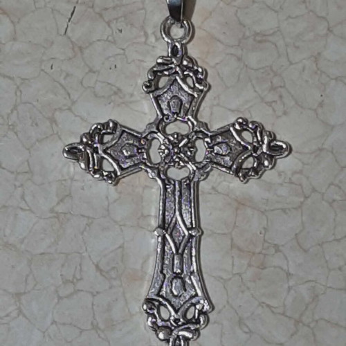 Men's and Women's Cross Pendant in Steel new