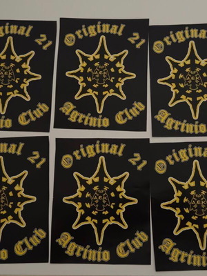 AEK stickers new, set of 6 pieces