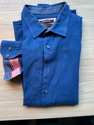 Dash&Dot shirt used, blue, size XL slim fit