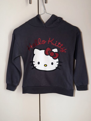 Hello Kitty sweatshirt, size 116-122 cm, dark grey