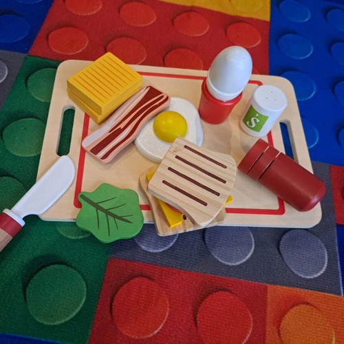 Playtive Wooden Breakfast Playset like new