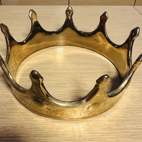 Seletti Memorabilia My Crown Gold decorative crown used, limited edition