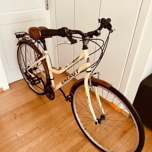Energy Irene 28" City Bicycle 2024 Beige with 18 Speeds New