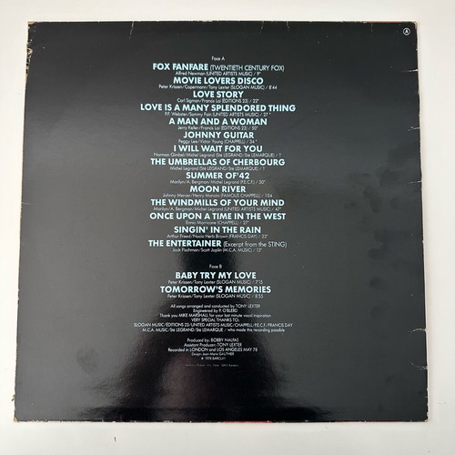Movie Lovers Disco vinyl like new